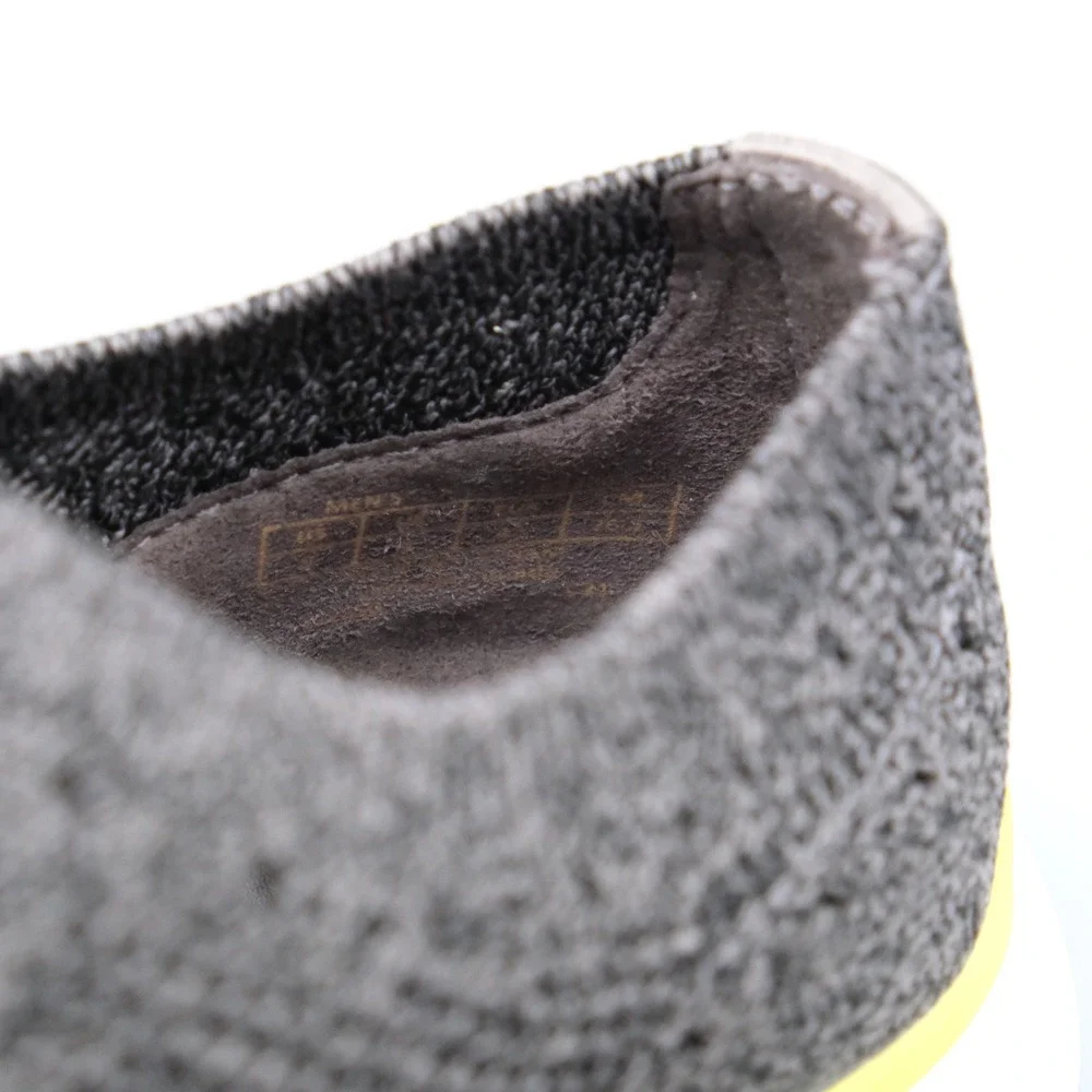Cole Haan Grand Troy Knit Oxford Mens Grey Lime Knit Wingtip Sneaker 10
